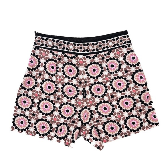 kate spade New York Floral Mosaic Jacquard Shorts Retro Size 2 - NWOT - Picture 2 of 7